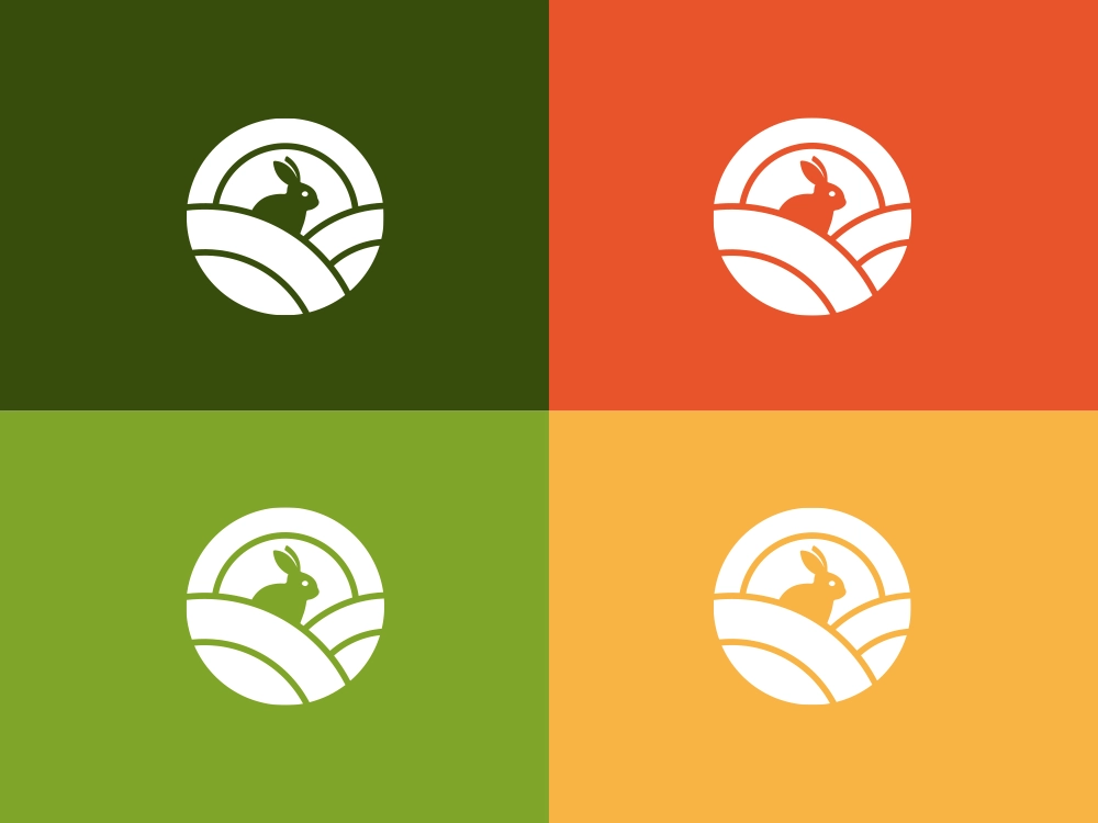 Déclinaison de logo Le Lapin Picard création Cédric Dreue